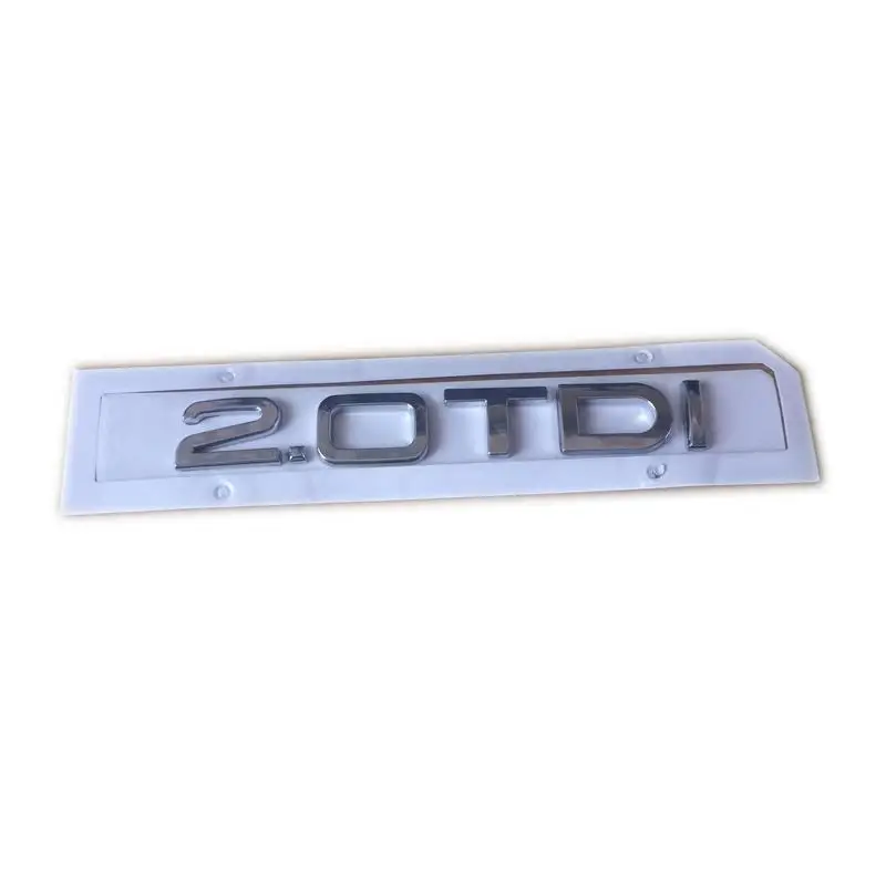 50pcs/lot ABS 2.0TDI Chrome Badge Emblem Sticker Logo | Автомобили и мотоциклы