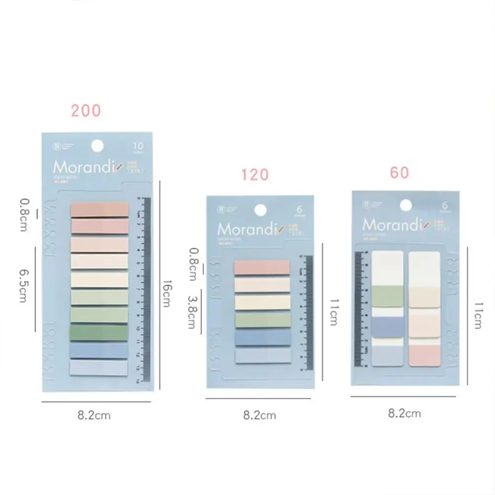 

Colored Sticky Note Set Self-Stick Page Markers Index Tabs Flags School Office Supplies