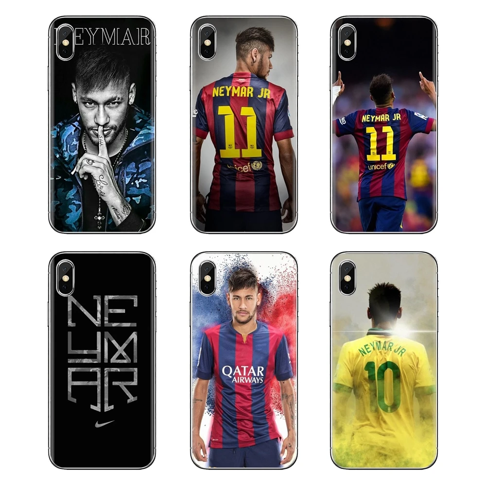 Jr Neymar прозрачные мягкие чехлы для Xiaomi Redmi 4A S2 Note 3 3S 4 4X5 Plus 6 7 6A Pro Pocophone F1 |