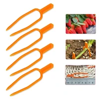 plant clips plastic plant support for strawberry tomato greenhouses plant holder garden beds gardening accessories 50pcs