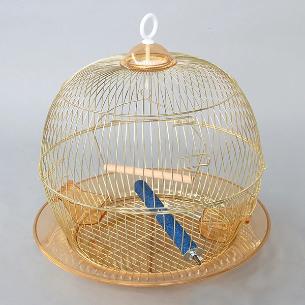 38X38 см железная клетка для птиц с кормушкой игрушечные попугаи качели деревянный