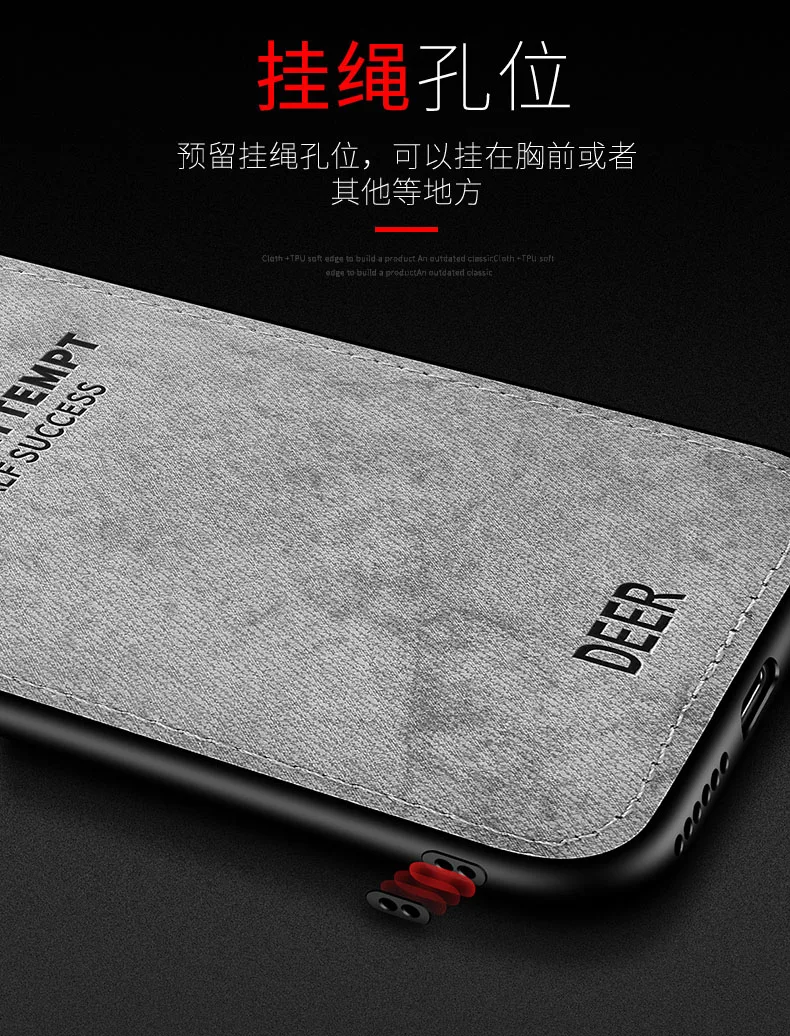 

For Xiaomi Pocophone POCO X3 NFC Case Luxury Soft Silicone+Hard fabric Deer Slim Protect Back Cover Case for xiaomi poco x3 Pro