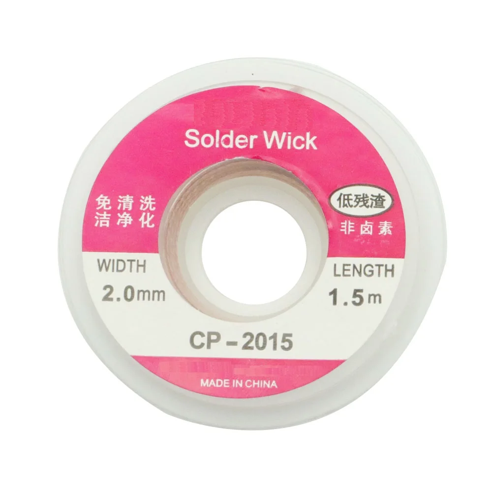 

5FT 2mm 1.5m CP-2015 Desoldering Braid Soldering Remover Wick Solder Wick Cable
