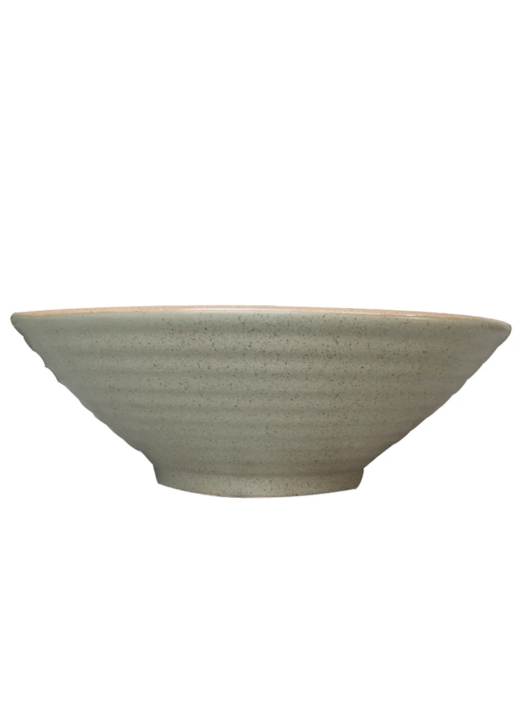 

Japanese Ramen Bowl Large Size Household Bowl and Plate Tableware Set Ceramic Bowl Ajisen Bowl Beef Noodle Soup Bowl