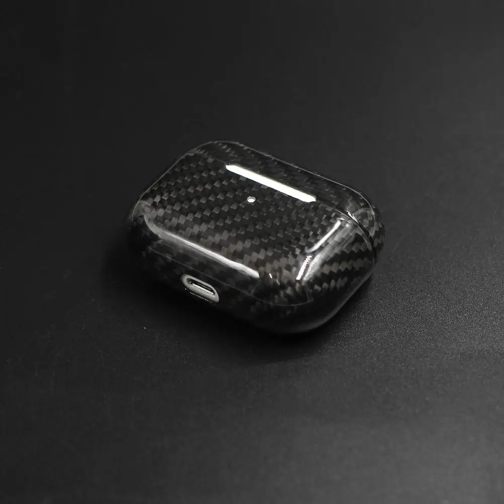 Защитный чехол для наушников HiMISS AirPods Pro корпус из углеродного волокна
