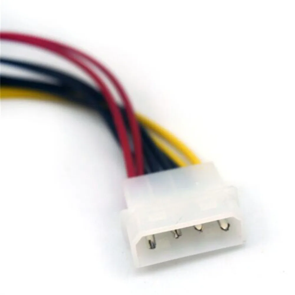 PC Твердый чехол для переноски кабель 18 см 2 канальный 4 pin БП Мощность разветвитель