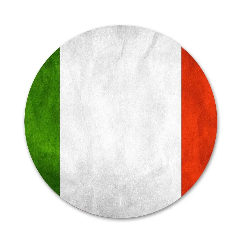 Значки 58 мм с итальянским флагом Ирландии значки металлические для украшения
