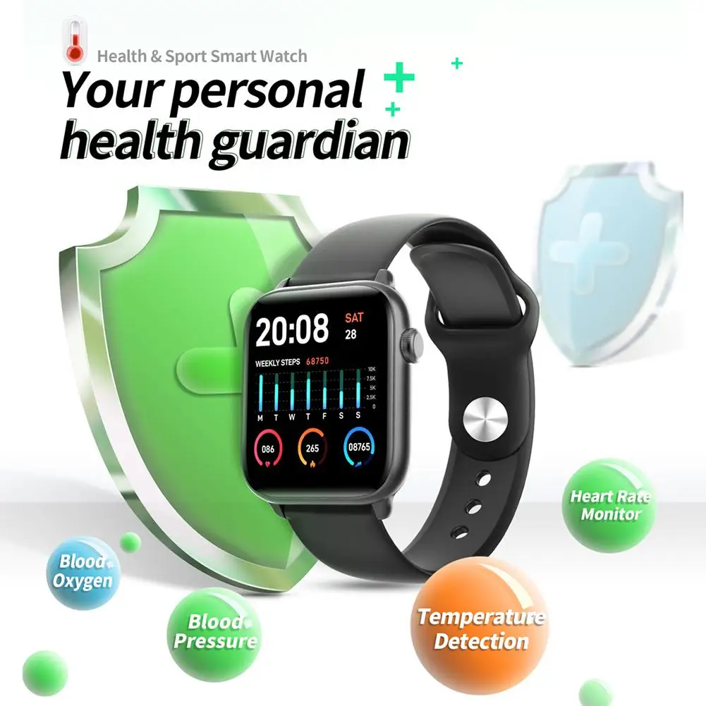 

TICWRIS GTS Smart Watch Body Temperature Monitoring Smart watches IP68 Waterproof Sports Men Women Smartwatch 2020 dropshipping