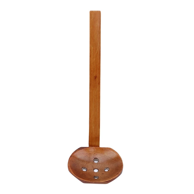 colander spoon Японская деревянная ложка с длинной ручкой лапша суп ковшовый дуршлаг ситечко посуда кухонная посуда инструменты посуда - Цвет: colander spoon