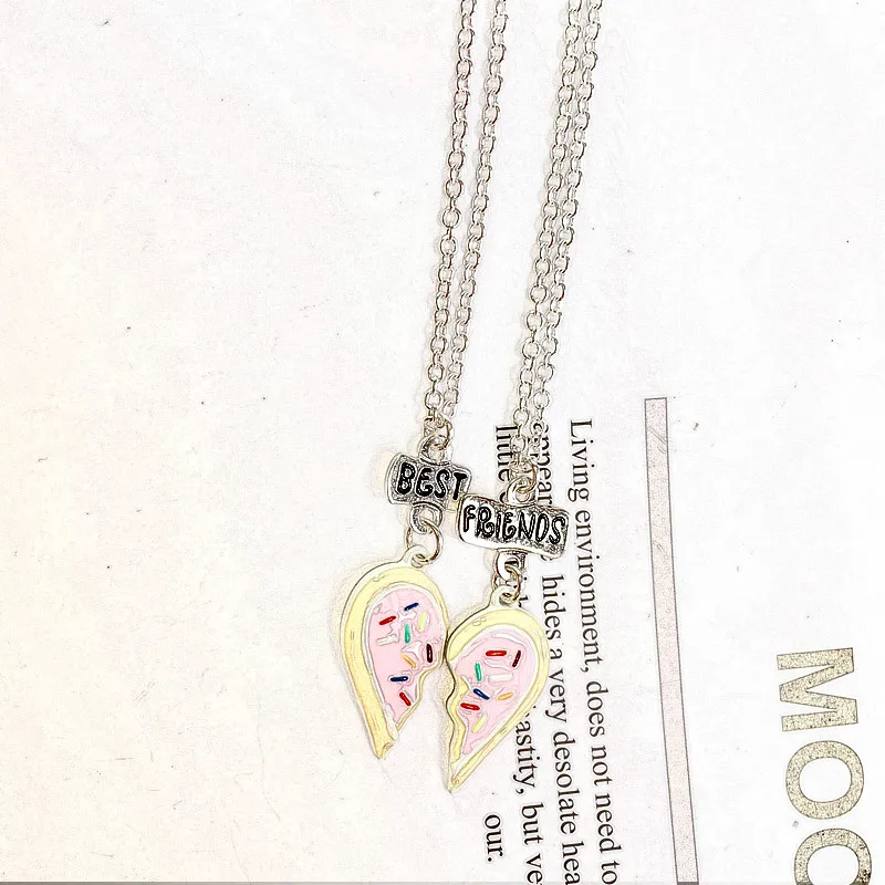 Новинка колье Timlee N019 из сплава с сердечком и для ключицы индивидуальная