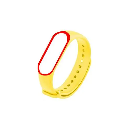22 Разноцветный сменный ремешок для браслета Dobule mi Band 4, силиконовый водонепроницаемый браслет, сменный ремешок для Xiao mi band 4 - Цвет: 22
