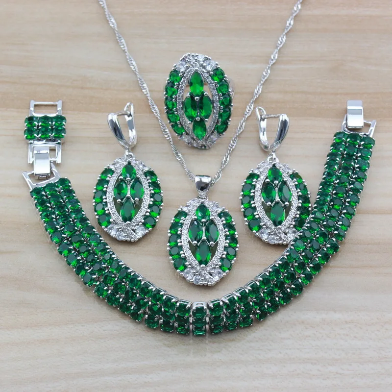 Набор ювелирных украшений для женщин эксклюзивный ювелирный бокс серебряного