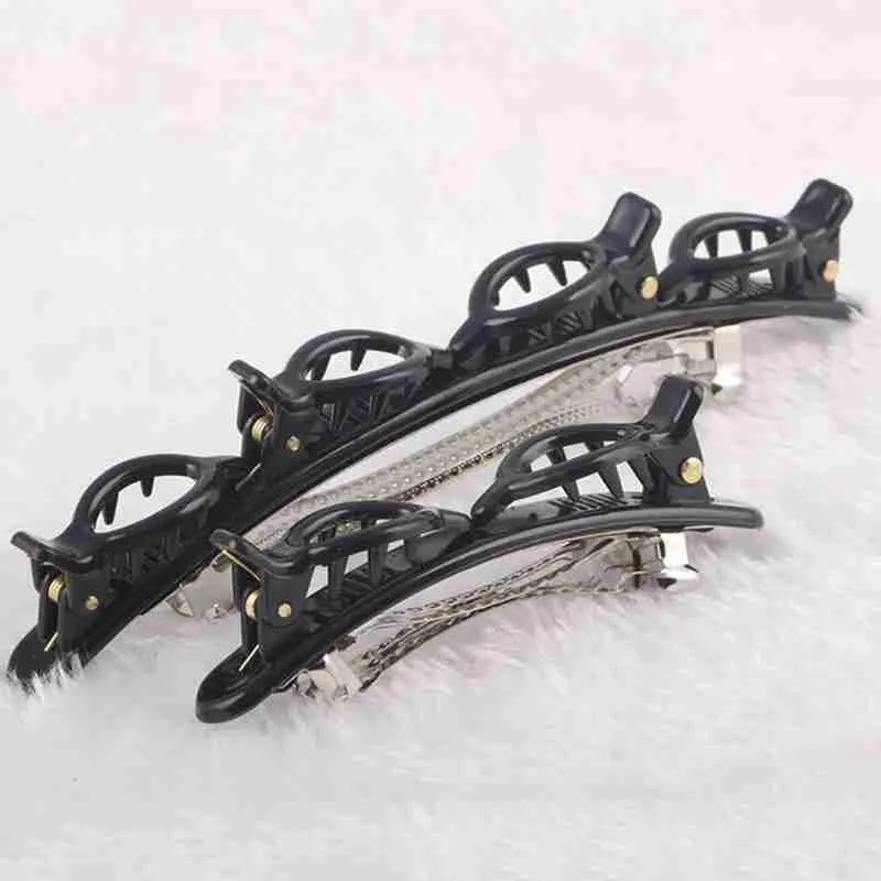 Заколка для волос с двойной челкой заколка аксессуары девочек двухслойная