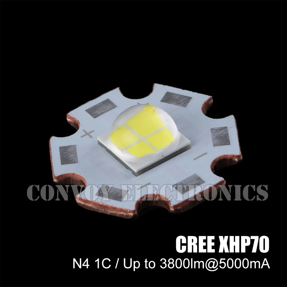 CREE XLAMP XHP70 N4 1C / N2 3A с 20 мм медной пластиной DTP | Лампы и освещение