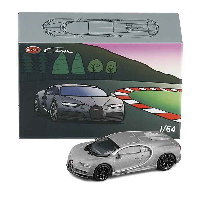 Горячая Распродажа 1/64 Bugatti Chiron Diecast сплав модель игрушки суперкар мальчик