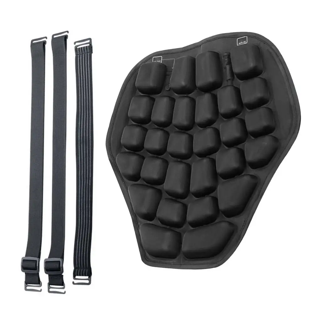 

3D Hand Pressure Inflatable Motorcycle Seat Cushion Decompression Locomotive Seat Cushion Electric Car Waterproof Seat Cushion