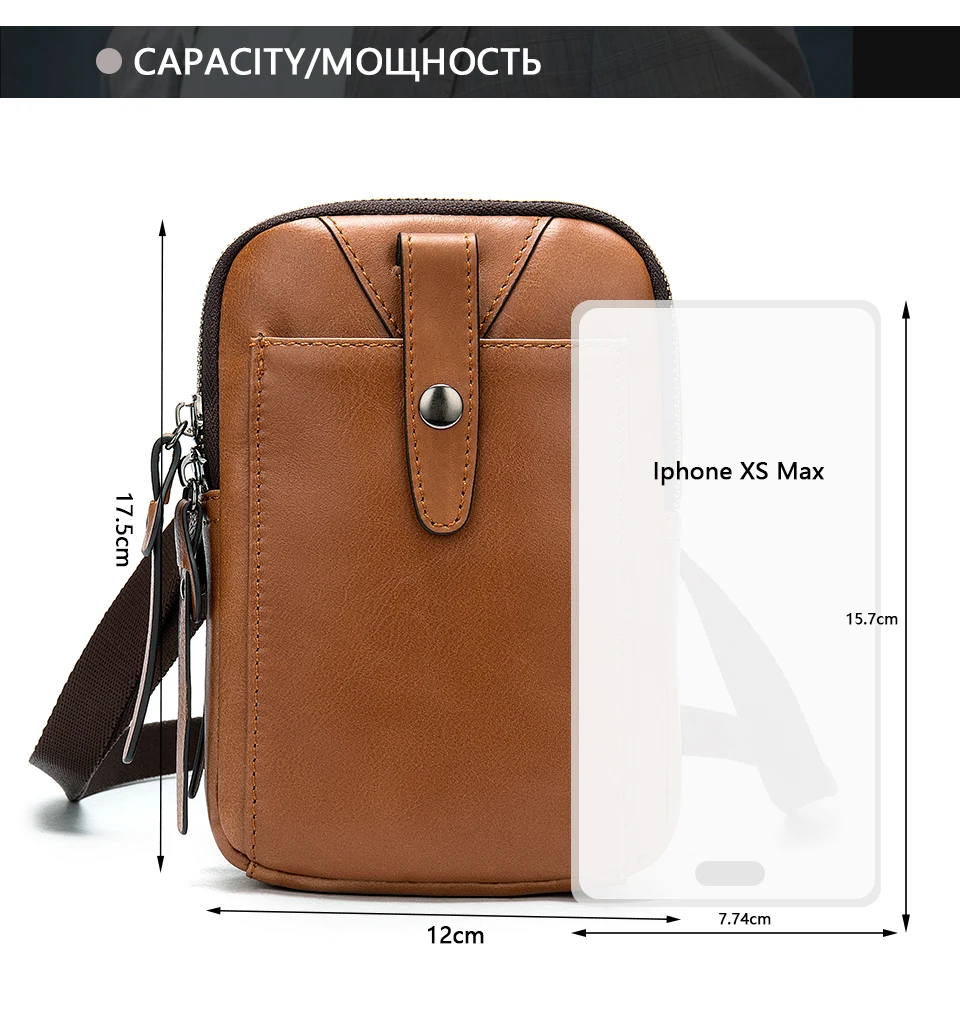 WESTAL мужские сумки из натуральной кожи, Мужская маленькая сумка через плечо, мужская сумка, маленькая/сумка на плечо для телефона, пояс слинг, поясные сумки