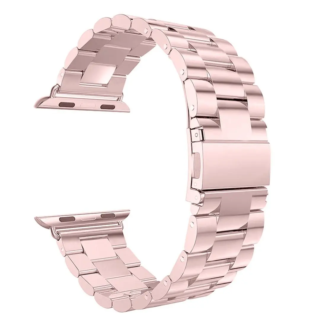 Oulucci ремешок из нержавеющей стали для apple watch ремешок 38 мм/40 мм/42 мм/44 мм сменный ремешок для apple watch 5/4/3/2