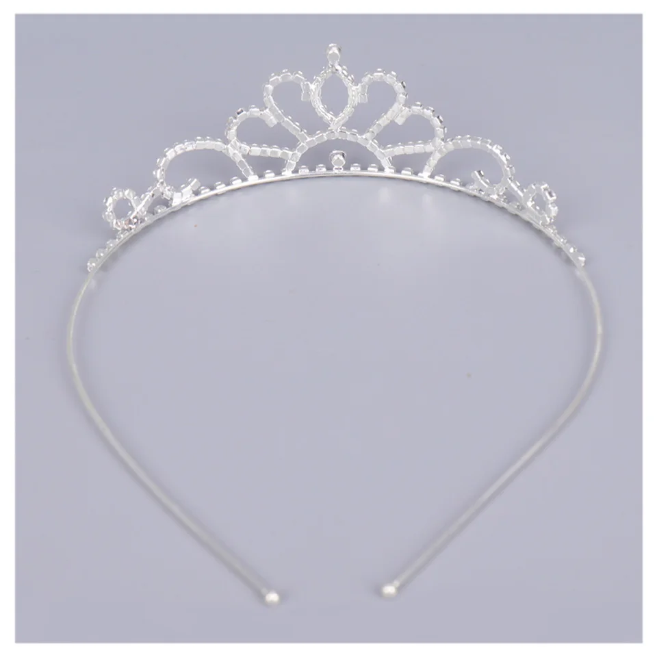 

Gorgeous Silver Color Crystal Elegant Bridal Tiaras Crown Bride Headbands for Girls Prom Hair Ornaments Jewelry Accessories