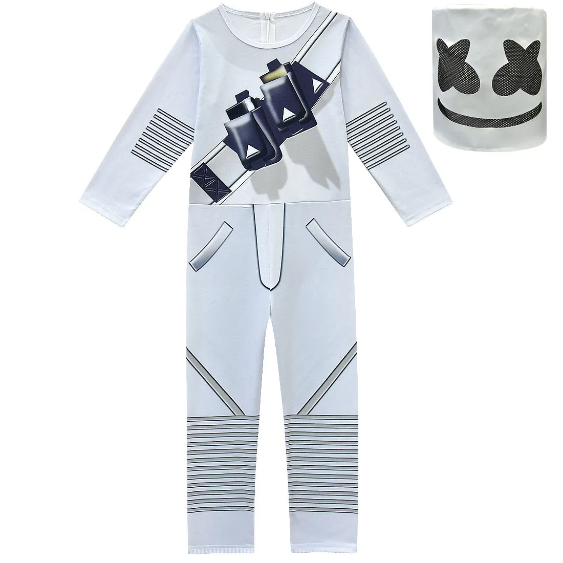 Костюм на Хэллоуин для детей ДиДжея Маршмелло в стиле карнавала и косплея.