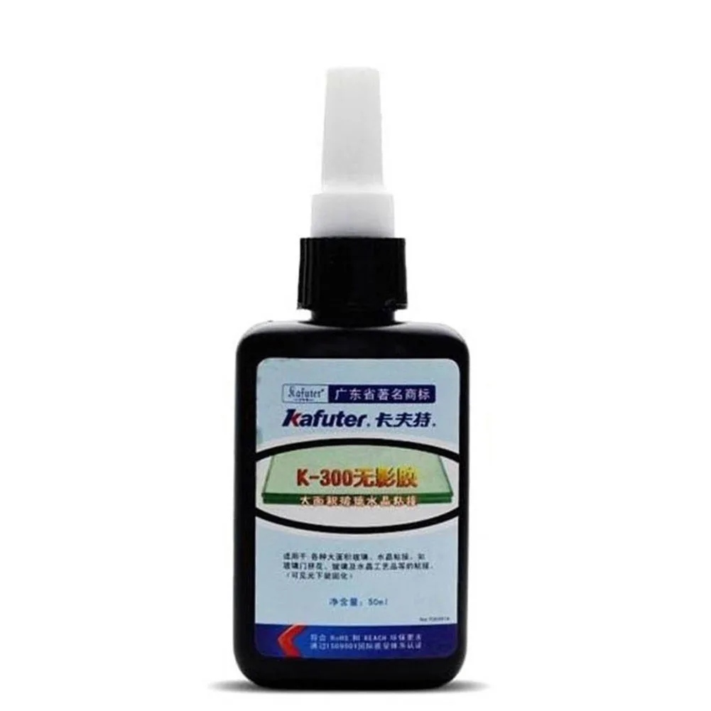 

50ML K-300 UV Glue Curing Adhesive Transparent Crystal Glass Bonding Repair Liquid Glue OCT998