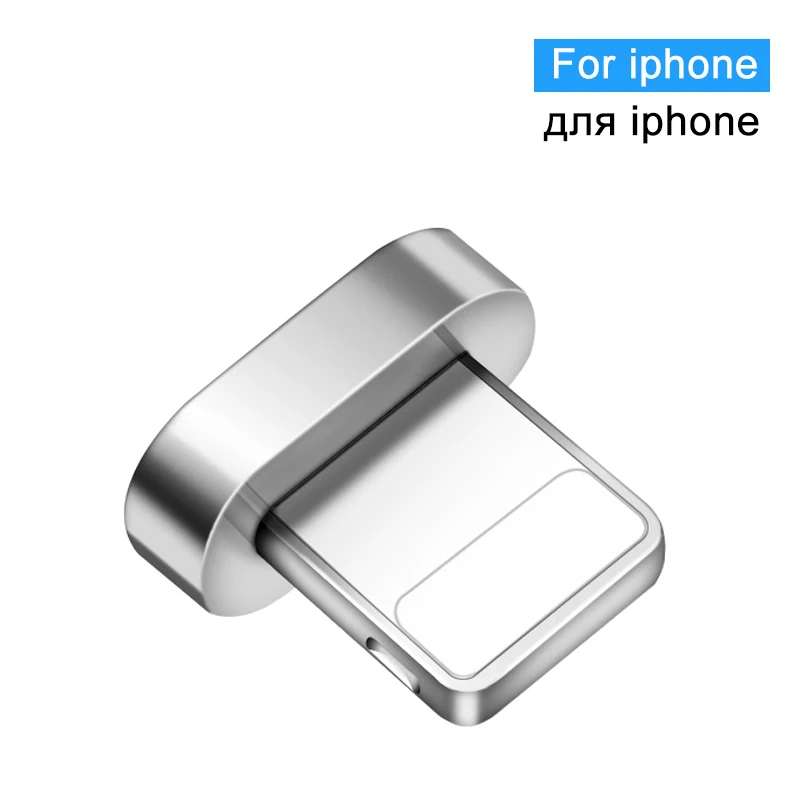 iphone plug no cable Elough E04 Магнитный зарядный usb-кабель для iPhone XR Micro USB кабель Тип C кабель Магнитный зарядный кабель Быстрая зарядка кабель для передачи данных - Цвет: iphone plug no cable