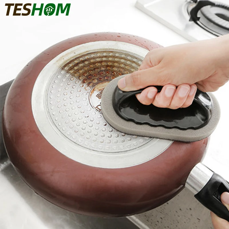 Волшебная кухонная губчатая щетка меламиновая губка для очистки от накипи нож