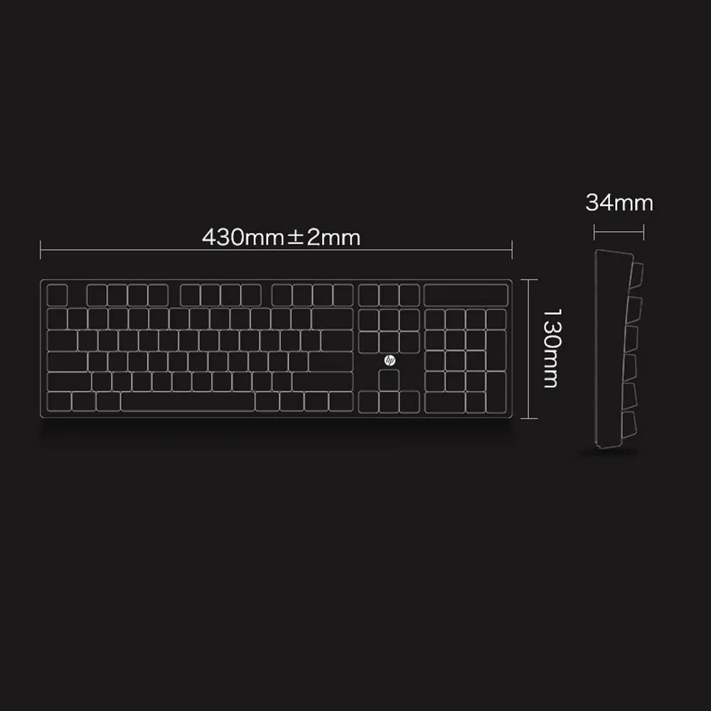 Hp K300 Проводная Водонепроницаемая игровая клавиатура механический эргономичный дизайн светодиодный с подсветкой 104 клавиш компьютерная геймерская клавиатура