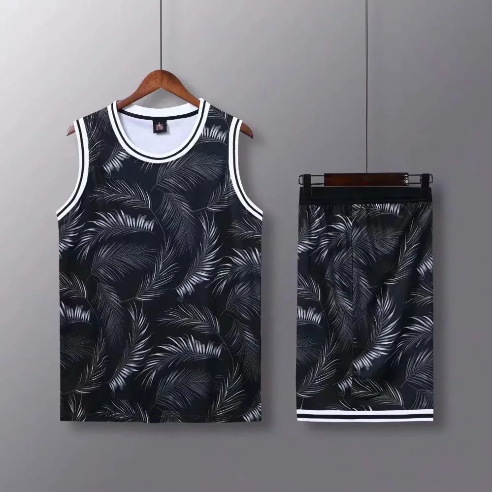 2019 персонализированный комплект баскетбольных футболок для взрослых мужчин