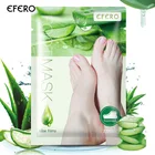EFERO маска для ног с экстрактом алоэ фруктовая кислота натуральные фрукты овощи 1 пара