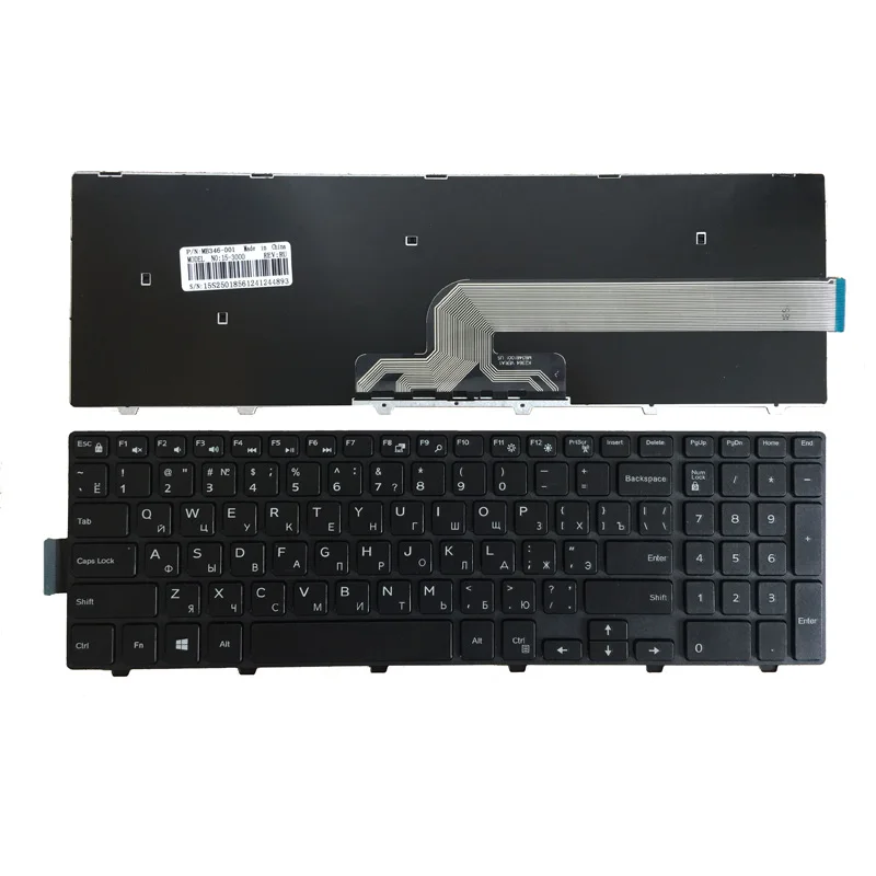 Русская клавиатура для ноутбука DELL Inspiron 15 3000 5000 3541 3542 3543 5542 5545 5547 15-5547 15-5000 15-5545 17-5000