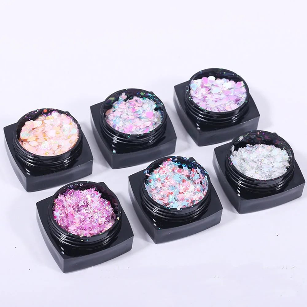 DIY декоративные блестки для ногтей сказочные звезды луна наклейки Бесплатный