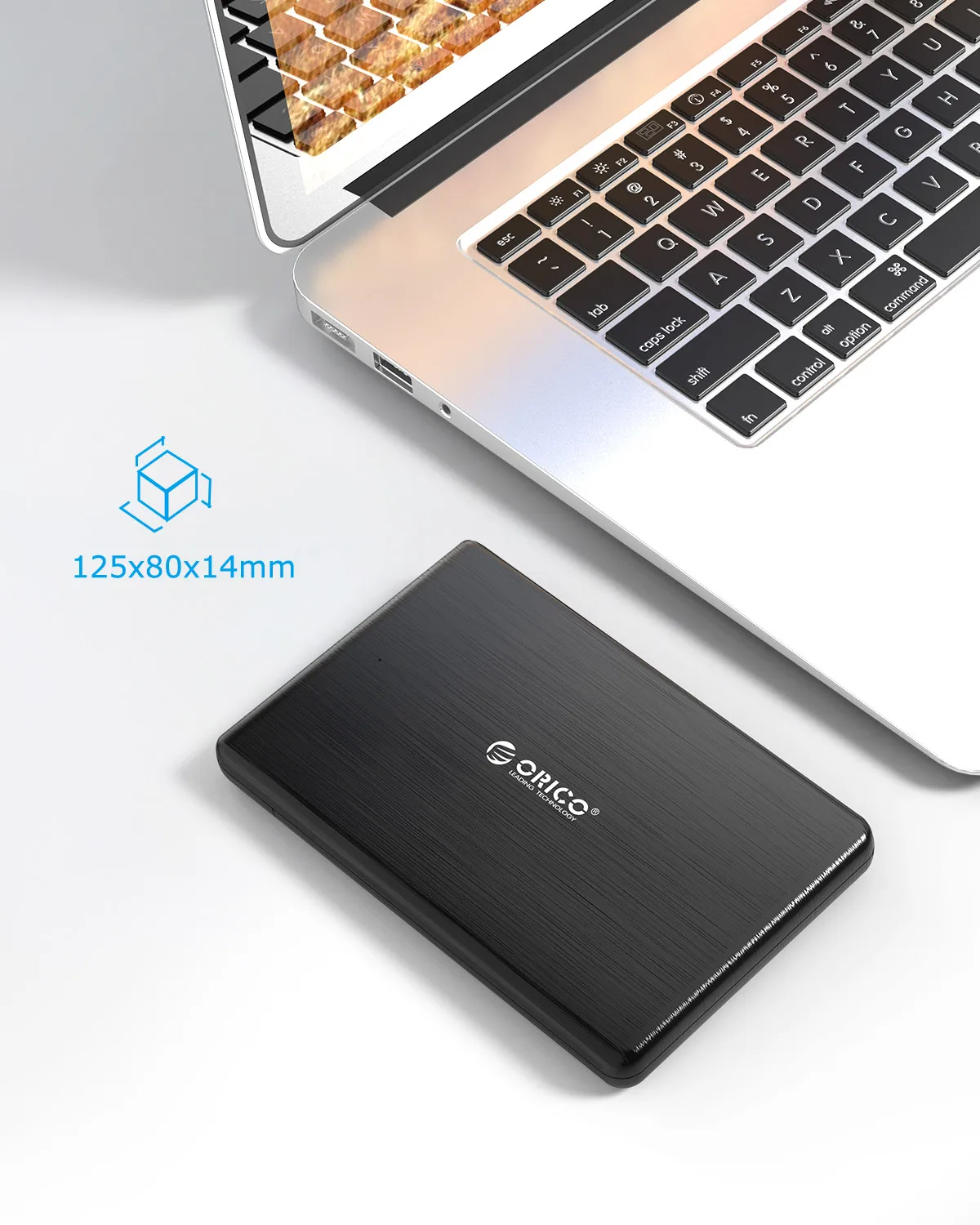 ORICO 2,5 дюймовый чехол для жесткого диска USB3.0 To SATA 3,0 Micro B корпус для внешнего жесткого диска 5 Гбит/с высокоскоростная коробка для HDD SSD Поддержка UASP