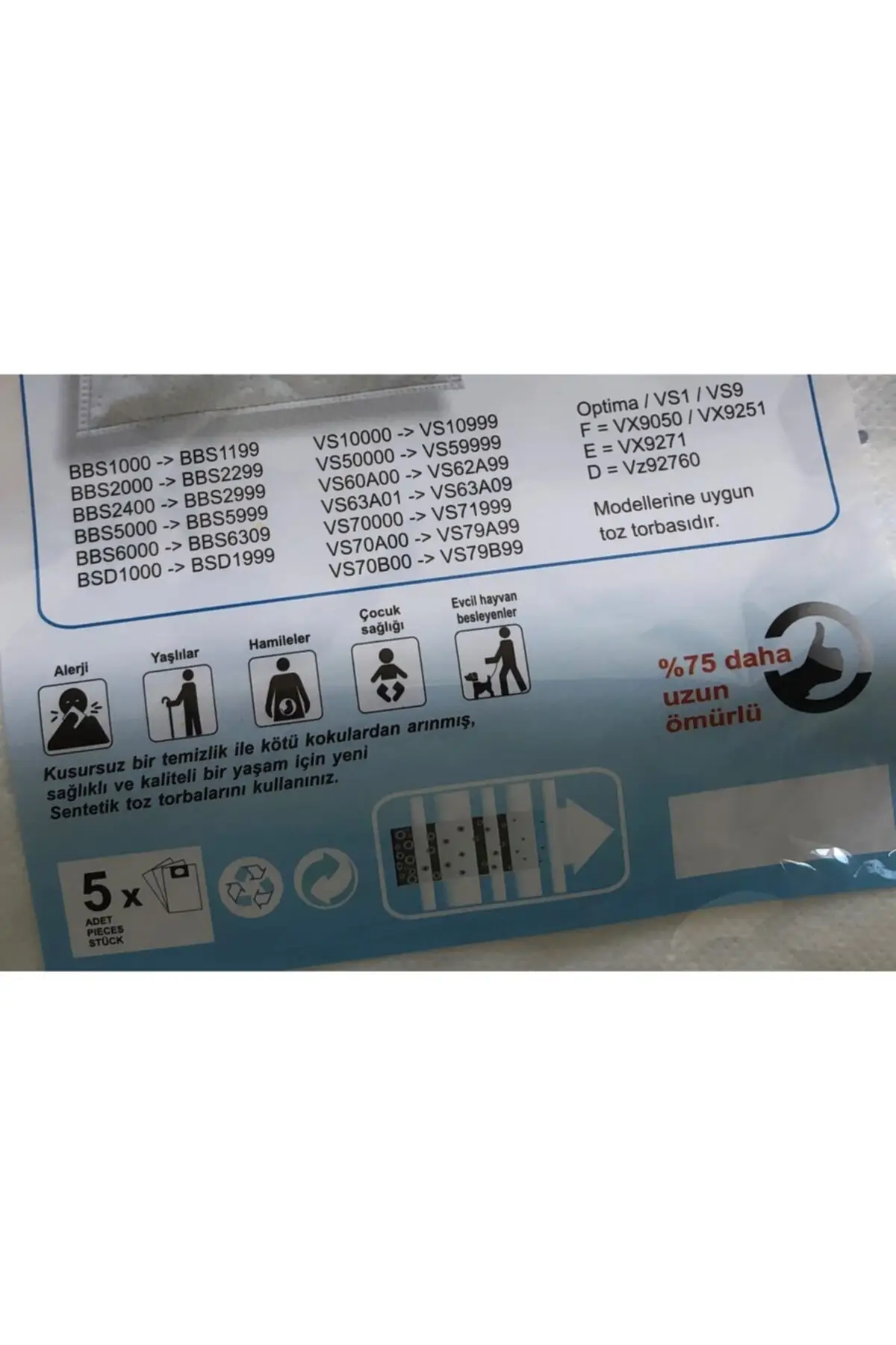 

MHK Parts Brand Vacuum Cleaner Dust Bag