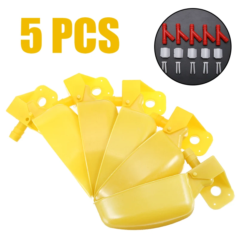 

Автоматическая поилка для цыплят, капельная поилка для полива, 5 упаковок