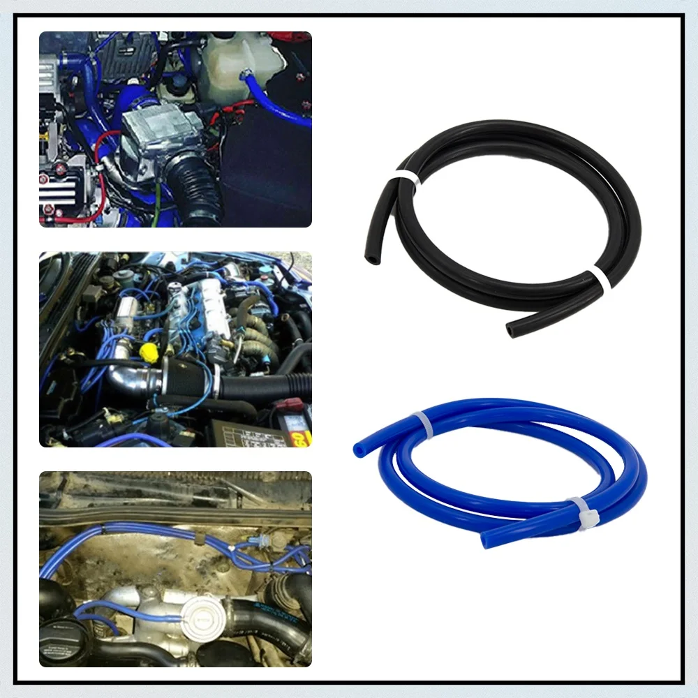 Universal 3/4/6/8/10/12/14mm Auto Motorcycle Vacuum Silicone Hose Racing Line Pipe Tube Gas Oil Fuel Petrol | Автомобили и