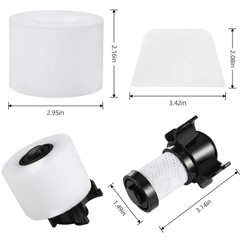 

Filter Compatible for Shark Vacuum Cleaner IF200UKT IF250UKT, Shark HEPA Filter Kit Replaces Part XPSTMF100 & XPREMF100