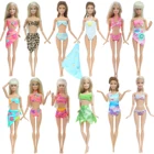 Модный Купальник ручной работы для куклы Барби, летняя пляжная одежда для бассейна вечерние купальники, бикини, аксессуары для одежды, детская игрушка, подарок