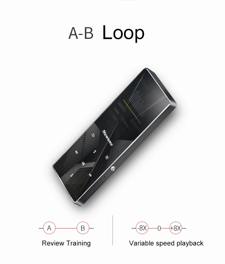 Мини Bluetooth MP3 портативный 8 ГБ Mp3 сенсорный экран плеер стерео Спорт Музыка FM радио