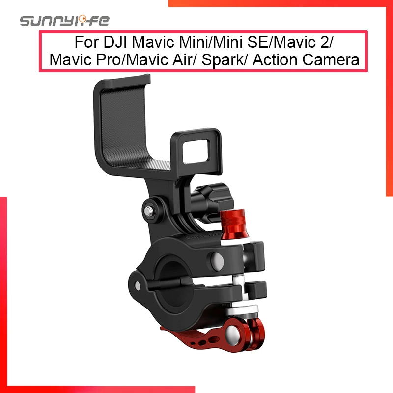 Remote Controller Holder on Bicycle Following Shot Bracket Mount for DJI Mavic Mini SE/Mini/Mavic 2/Mavic Pro/Air Action Camera