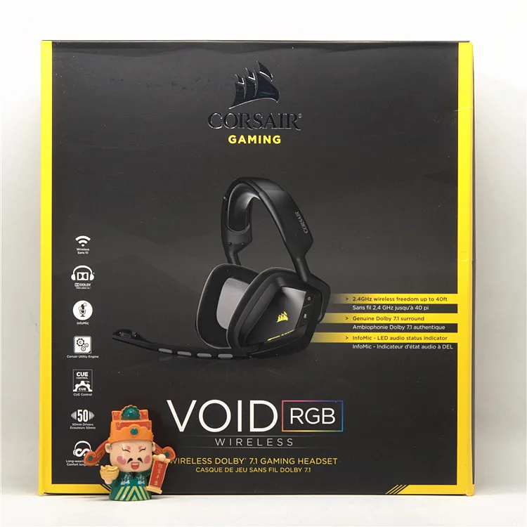 

New pirate ship Corsair VOID RGB skywalker dolby 7.1 -channel wireless gaming headset