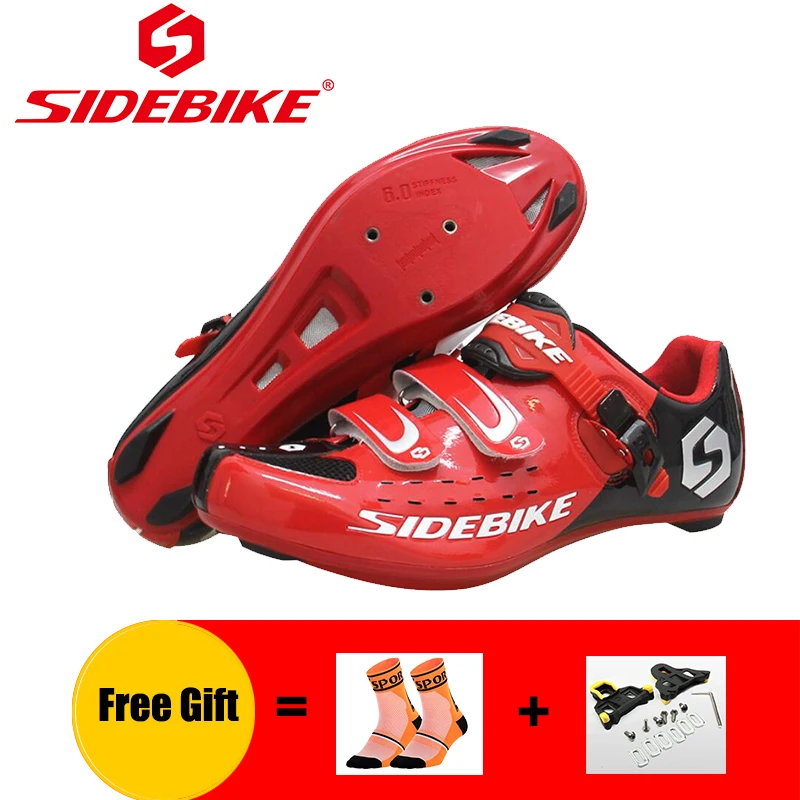package 3 for R SIDEBIKE, обувь для шоссейного велосипеда, мужские велосипедные педали, бутсы, дышащие, самозакрывающиеся, дышащие, для езды на велосипеде, спортивные кроссовки - Цвет: package 3 for R