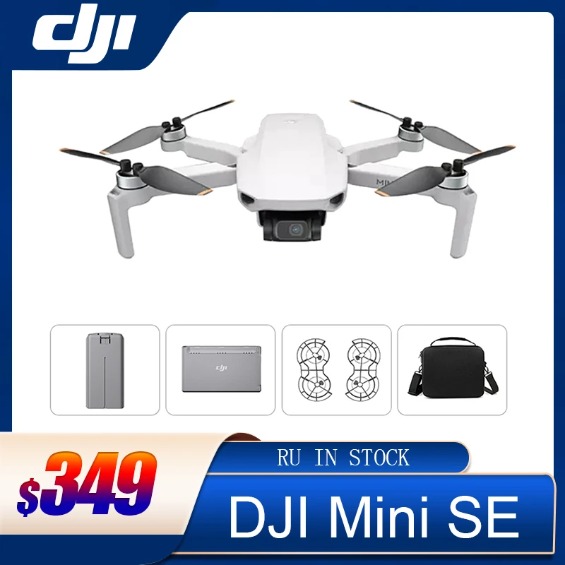 

DJI Mini SE Дрон с 3-осевой шарнирной камерой 2,7 K Дрон MT2SS5 5,725-5,850 ГГц время полета 30 минут оригинальный новый с сумкой SD