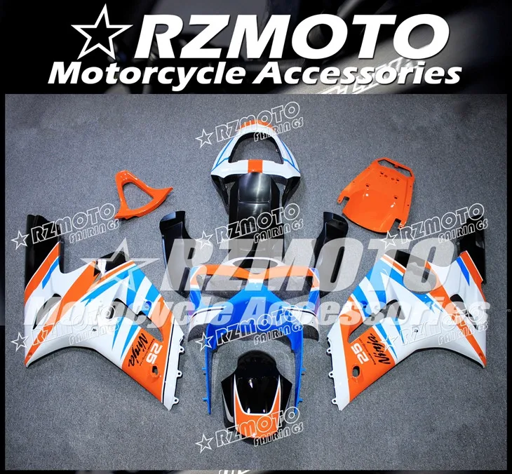 

New Style ABS Motorcycle Complete Fairings kit Fit for kawasaki Ninja ZX-6R 636 ZX6R 2003 2004 03 04 Bodywork set orange blue
