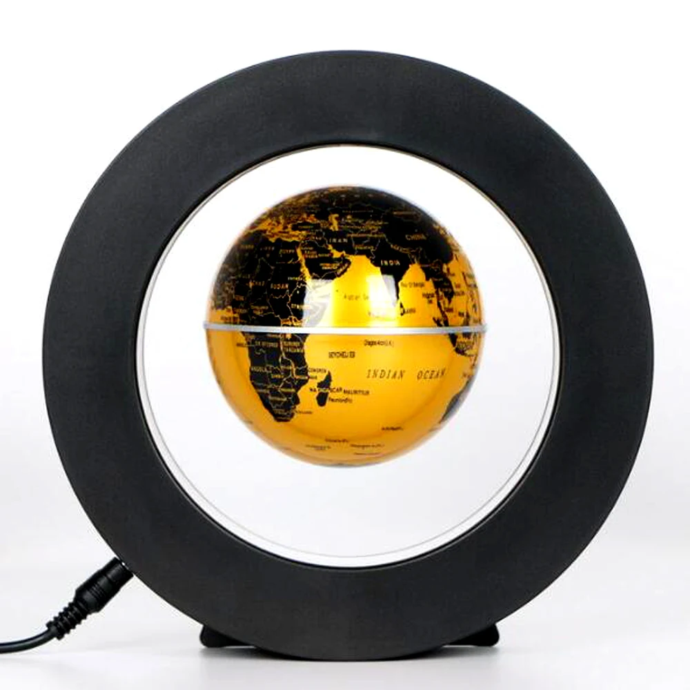 

Магнитный левитационный глобус, новинка, круглый светодиодный плавающий светильник, антигравитационный