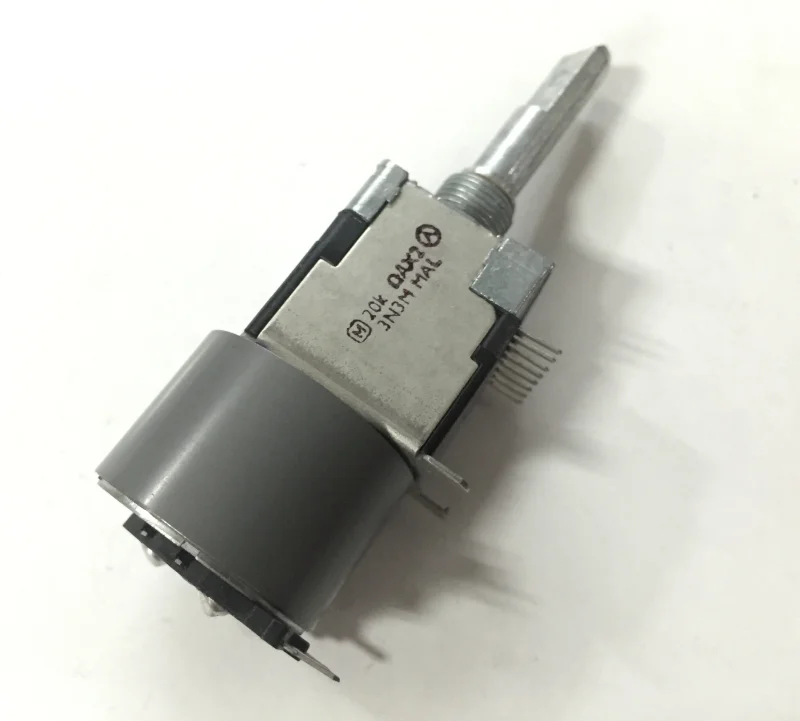 1 шт. оригинальный моторный потенциометр RK168 A20K * 2 длина вала 30 мм с позиционер