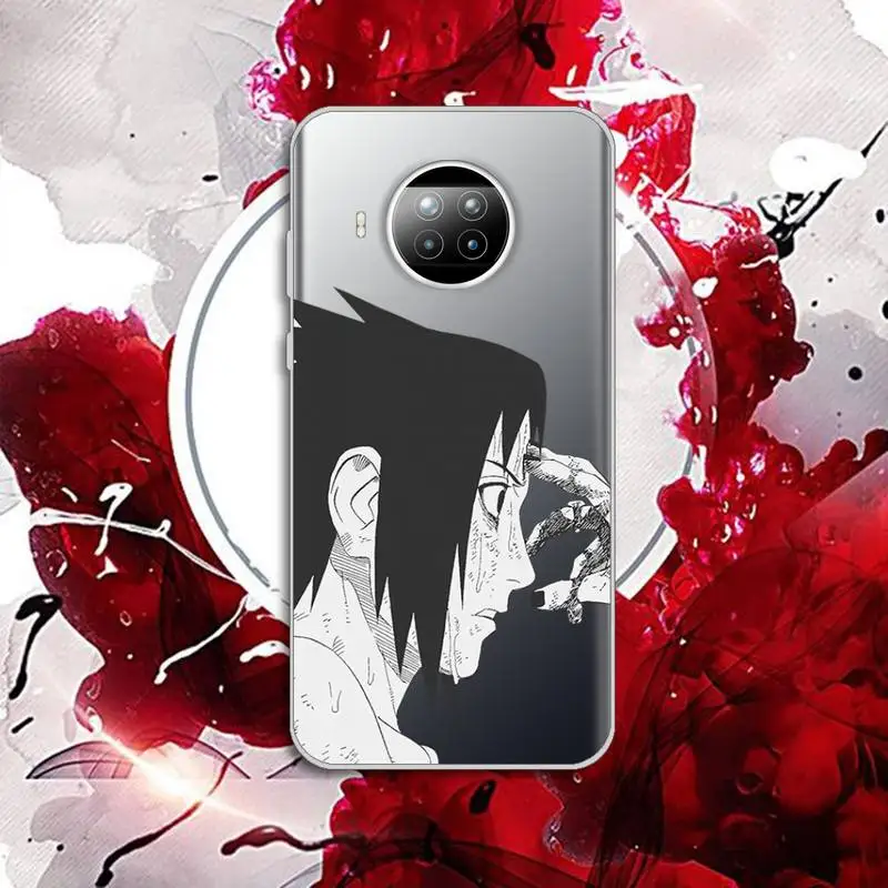 

Naruto Uchiha Itachi Kakashi Phone Case Transparent for Xiaomi mi Redmi note 10 t 8 9 pro lite 11 Samsung S 8 9 10 20 plus ultra