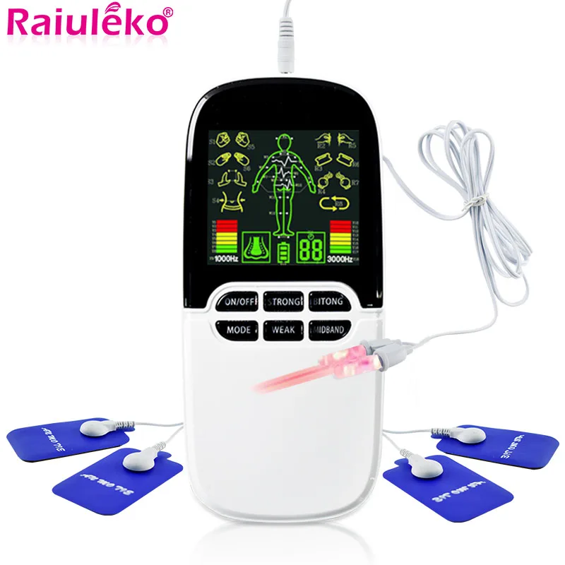 Десятки Многофункциональный двухвыходной стимулятор мышц акупунктурный