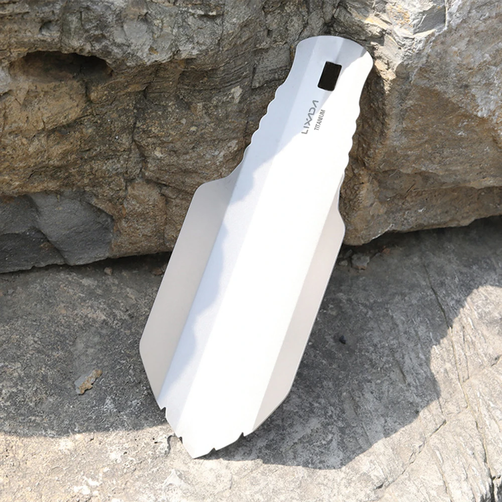 

Титановая легкая садовая ручная Лопата для кемпинга, устойчивая к коррозии шпатель для горшка, многофункциональный инструмент для кемпинг...