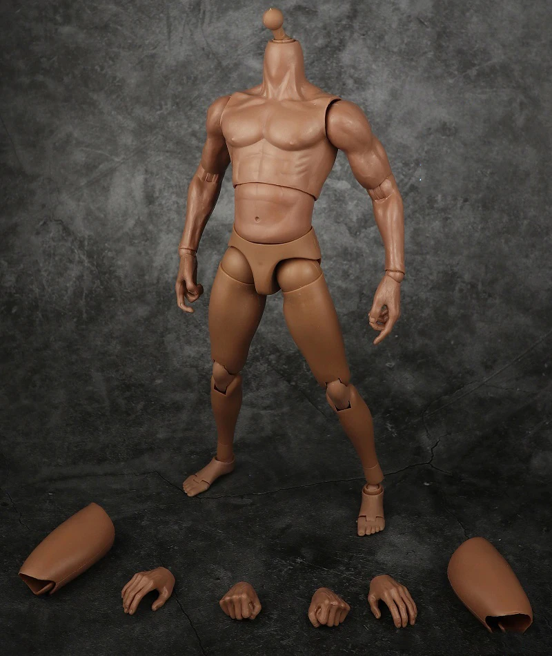 Мужская мышечная голова 12 дюймов 1/6|Игровые фигурки и трансформеры| |